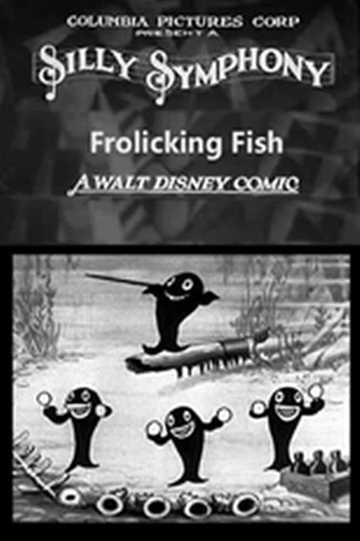 Frolicking Fish Poster