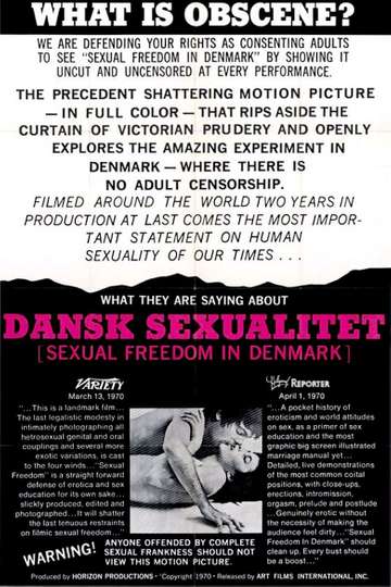 Sexual Freedom in Denmark Poster