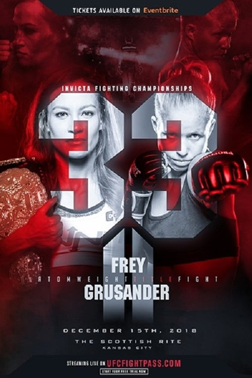 Invicta FC 33 Frey vs Grusander II Poster