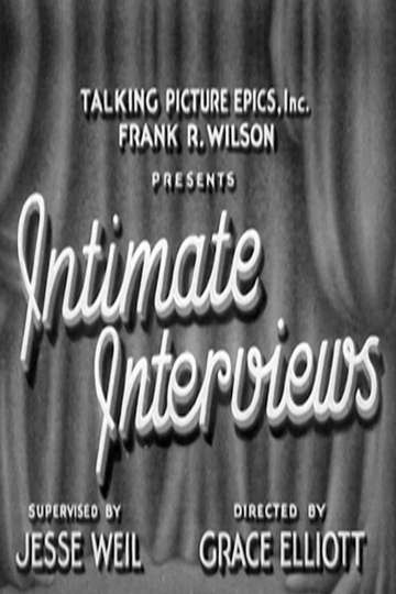 Intimate Interviews: Walter Huston Poster