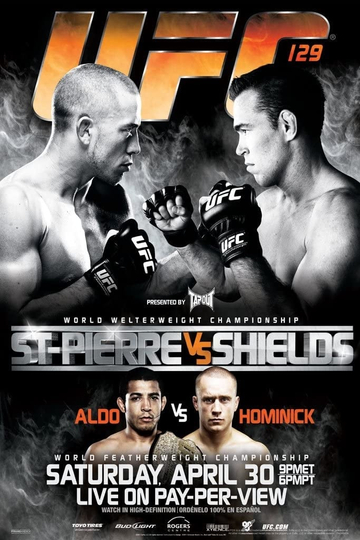 UFC 129 StPierre vs Shields Poster