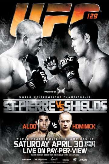 UFC 129 StPierre vs Shields Poster