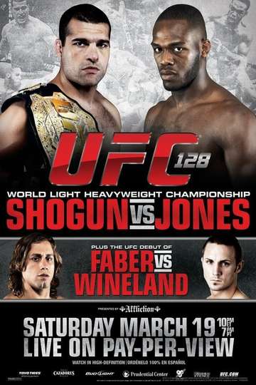UFC 128 Shogun vs Jones Poster