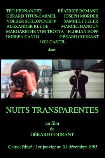 Nuits transparentes Poster