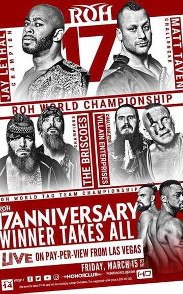 ROH 17th Anniversary Show Poster