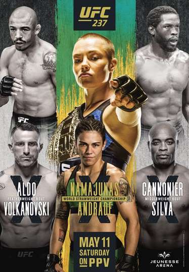 UFC 237 Namajunas vs Andrade Poster