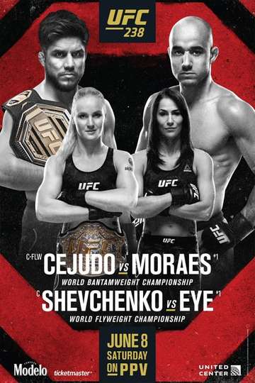 UFC 238 Cejudo vs Moraes Poster