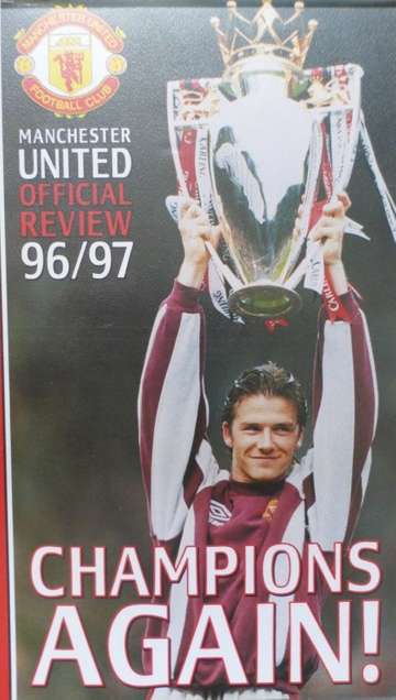 Manchester United  Official Review 199697  Champions Again Poster