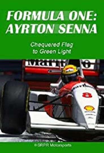 Ayrton Senna Chequered Flag to Green Light Poster