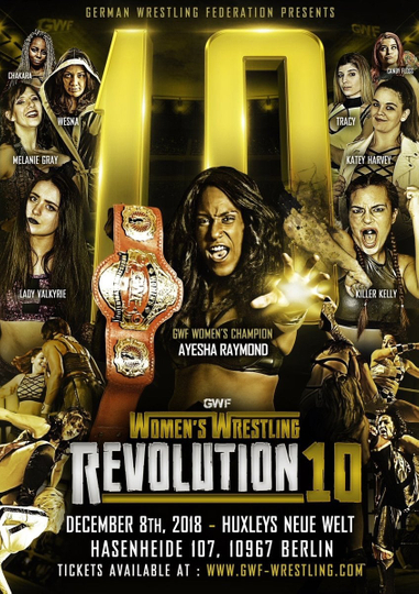 GWF Women Wrestling Revolution 10 Poster