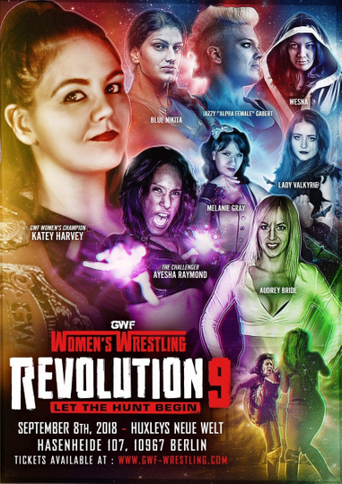 GWF Womens Wrestling Revolution 9 Let The Hunt Begin Poster