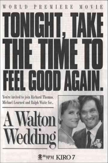 A Walton Wedding Poster