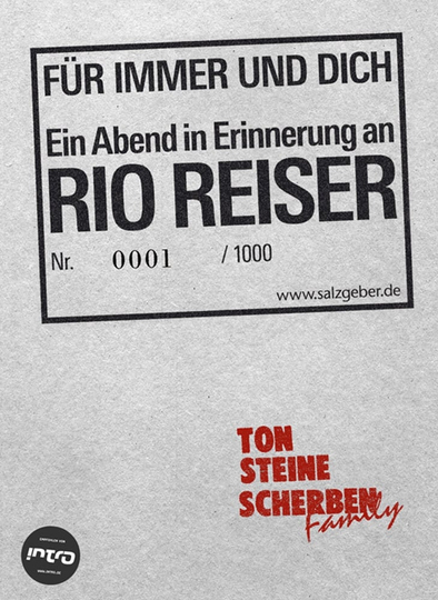 Für immer und dich  Ein Abend in Erinnerung an Rio Reiser