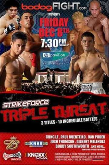Strikeforce Triple Threat Poster
