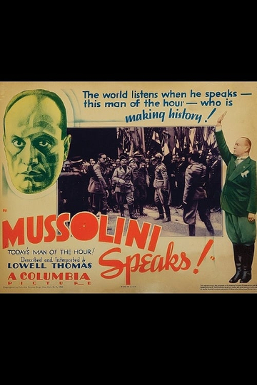 Mussolini Speaks