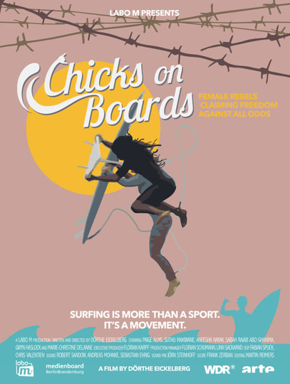 Chicks on Boards Poster