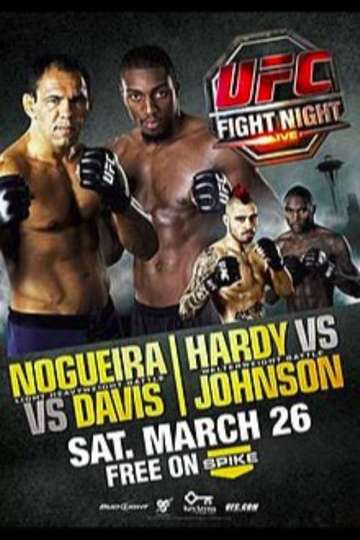 UFC Fight Night 24 Nogueira vs Davis Poster