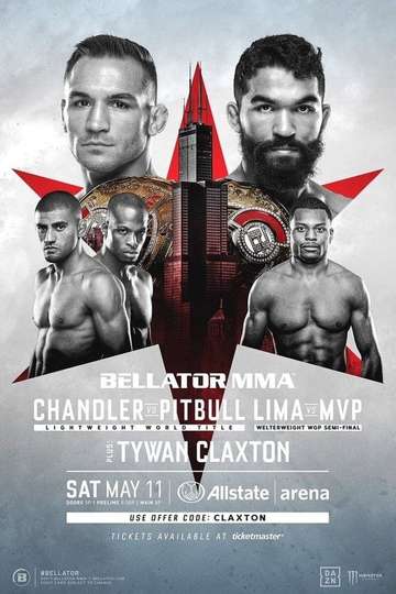 Bellator 221 Chandler vs Pitbull Preliminary Fights Poster