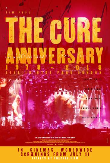 The Cure  Anniversary 1978  2018  Live In Hyde Park Poster