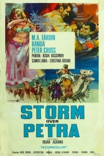 Storm Over Petra Poster