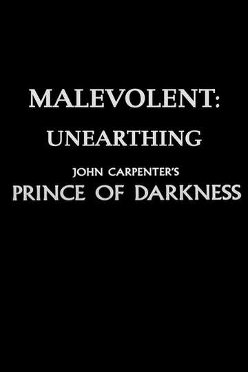 Malevolent Unearthing John Carpenters Prince of Darkness Poster