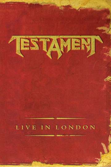 Testament Live in London Poster