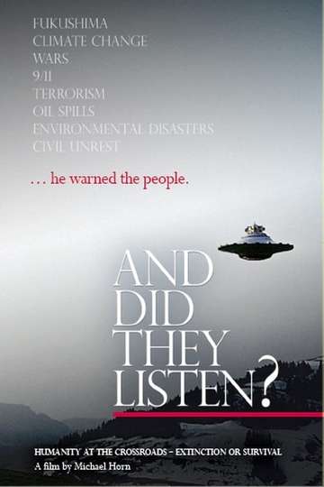 And Did They Listen Poster