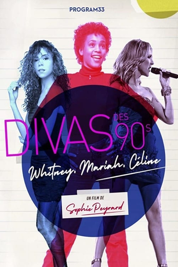 90s Divas: Whitney, Mariah, Céline Poster