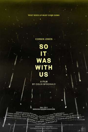 So It Was With Us Poster