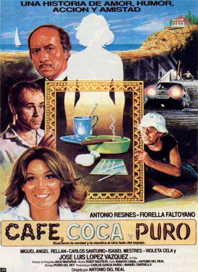 Café coca y puro Poster