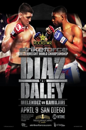 Strikeforce Diaz vs Daley Poster