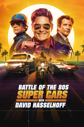 Battle of the 80s Supercars with David Hasselhoff Poster