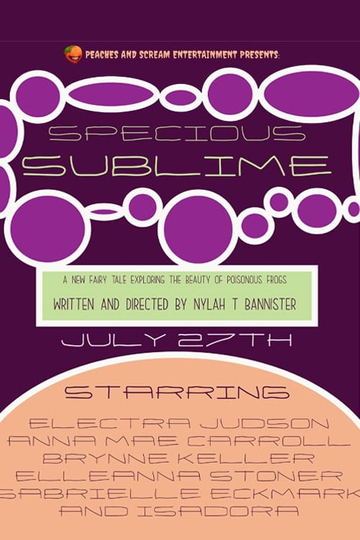 Specious Sublime- A New Fairy Tale Poster