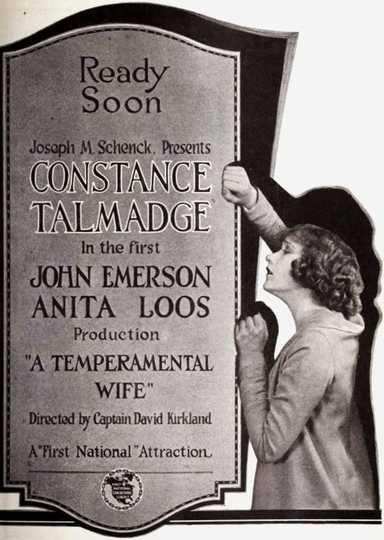 A Temperamental Wife Poster