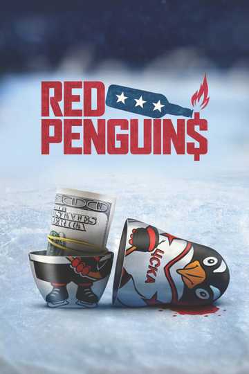 Red Penguins Poster