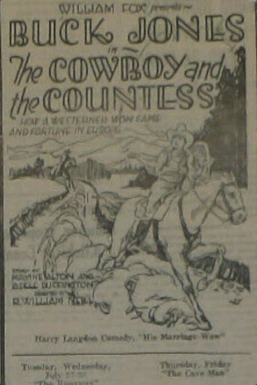 The Cowboy and the Countess Poster