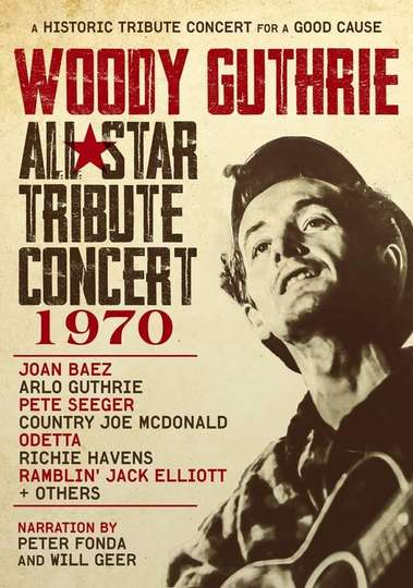 Woody Guthrie AllStar Tribute Concert 1970 Poster