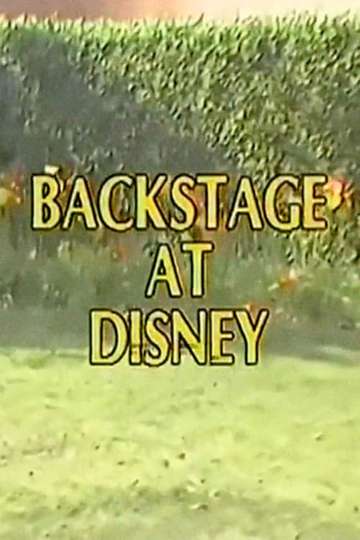 Backstage at Disney Poster
