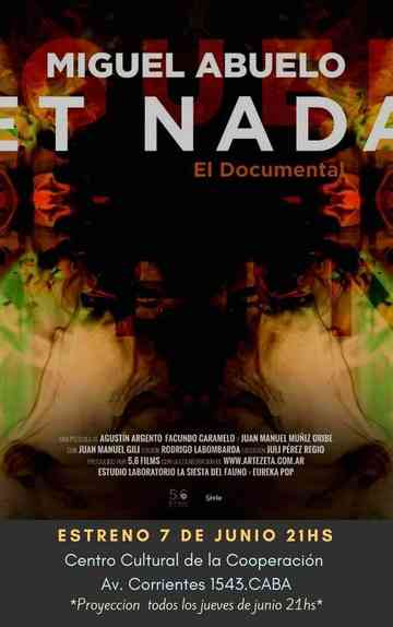 Miguel Abuelo et Nada el documental poster
