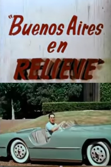 Buenos Aires in Relief Poster