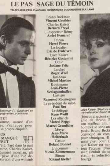 Le passage du témoin Poster