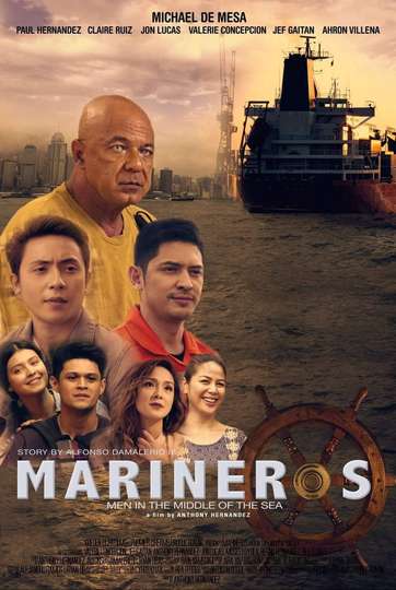 Marineros Men in the Middle of the Sea Poster