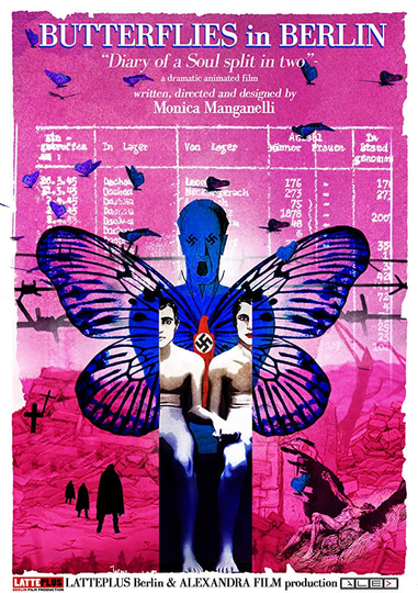 Butterflies in Berlin: Diary of a Soul Split in Two Poster