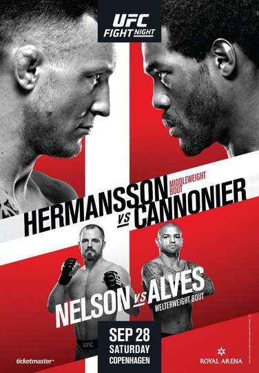 UFC Fight Night 160: Hermansson vs. Cannonier Poster