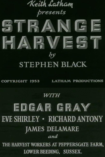 Strange Harvest Poster