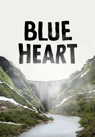 Blue Heart Poster