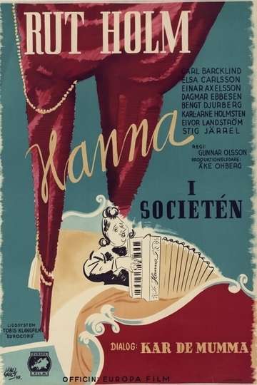 Hanna in High Society Poster