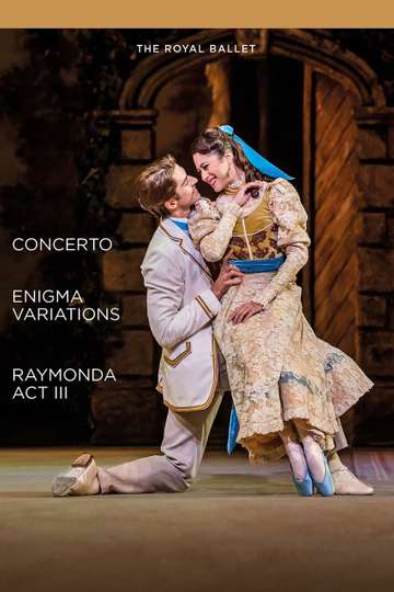 Concerto  Enigma Variations  Raymonda Act III Royal Ballet Poster
