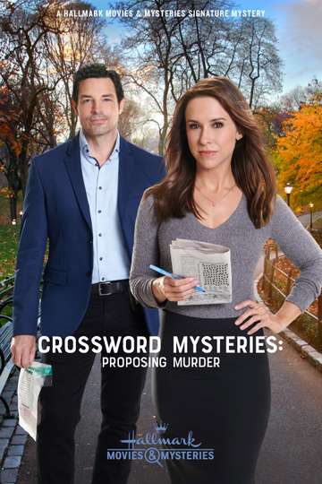 Crossword Mysteries Proposing Murder Poster