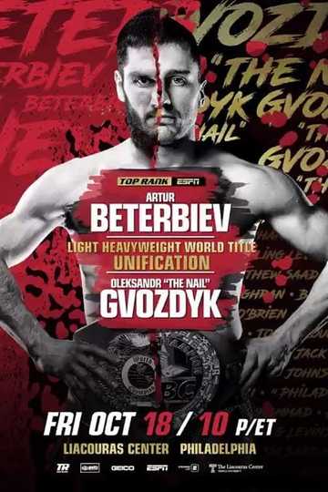 Artur Beterbiev vs Oleksandr Gvozdyk Poster